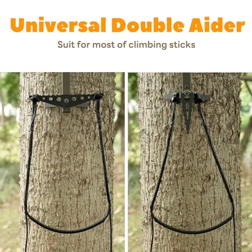 ZIVOXIA Double Step Daisy Chain Climbing Aider for Hunting Tree Stands