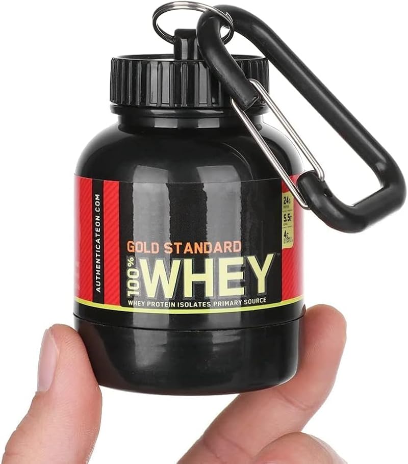 Portable Protein Powder Keychain Container - 1 Pack
