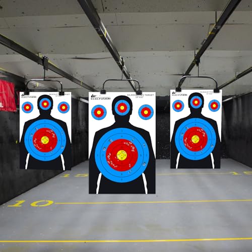 23x35 Inch Silhouette Shooting Targets - 10 Pack for Range Use