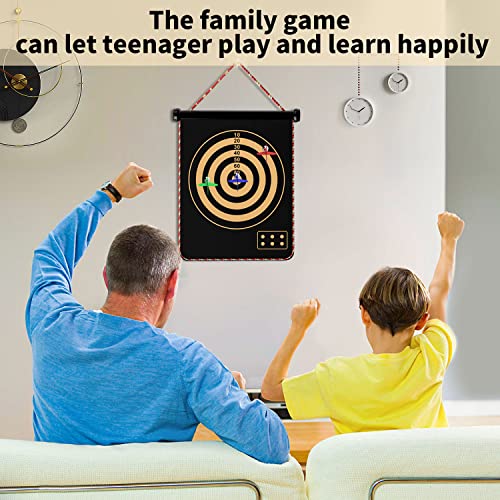 Magnetic Dart Board Game Set with 12 Darts - Safe Fun for Kids