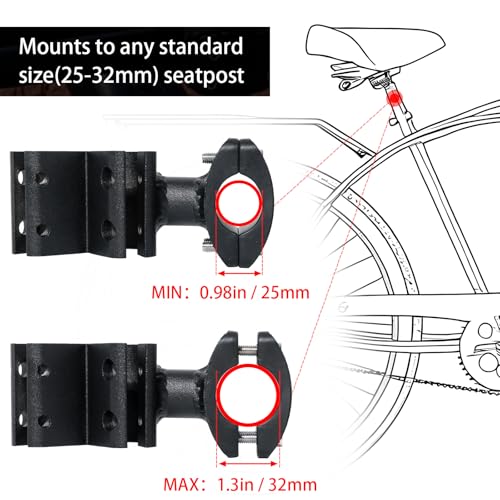 Surfboard Bike Rack - Adjustable Aluminum Carrier for Motorcycles