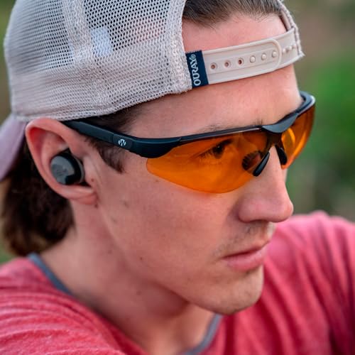 Impact-Resistant Sports Shooting Glasses - Amber, Adjustable Fit