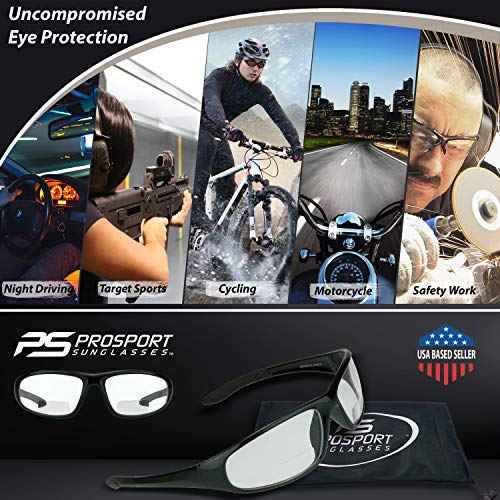 proSPORT Bifocal Safety Glasses Protective Clear Lens Z87 with Readers for Men and Women