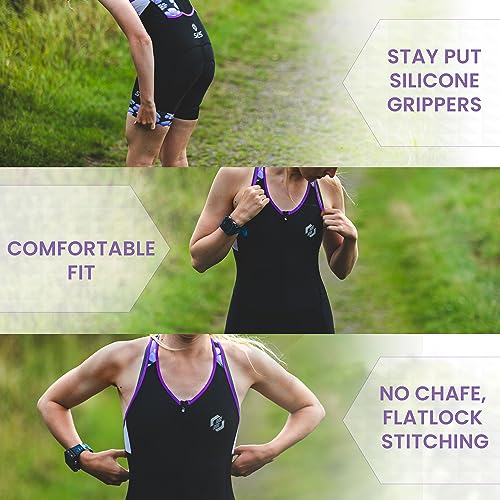 Women's One-Piece Triathlon Suit - Comfortable & Durable FRT Fabric