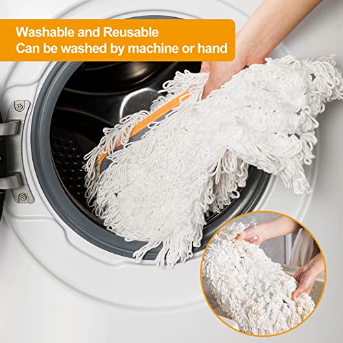 CLEANHOME 36-Inch Commercial Dust Mop with 59-Inch Gray Handle for Floor Cleaning