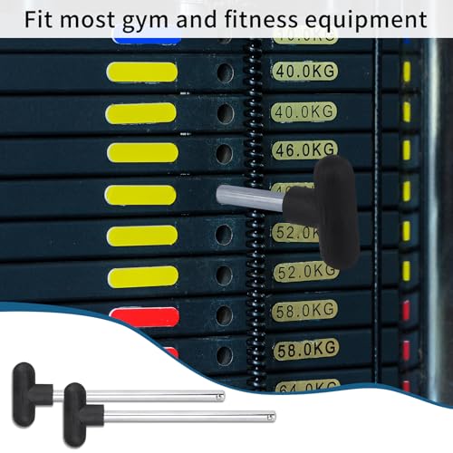Weight Stack Pin - Durable Chrome-Plated Steel - Black 2