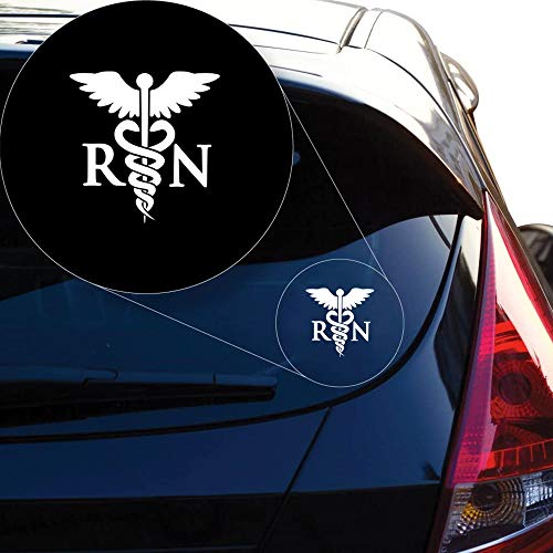 Premium Quality Nurse Decal Sticker - 5-Inch White Vinyl