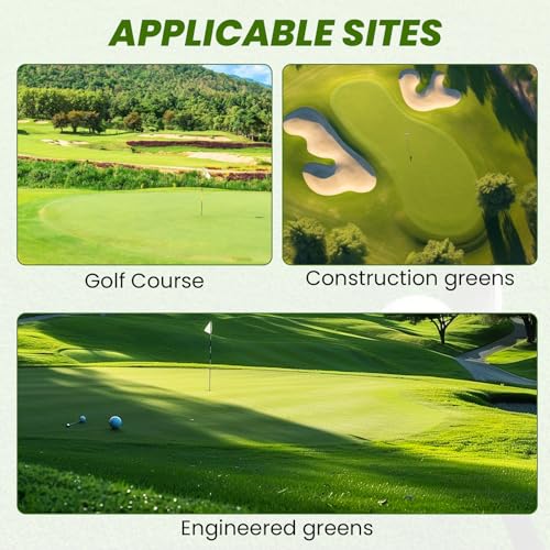 4 Pack Golf Hole Cups - Durable ABS Plastic Putting Green Cups, 4.25" Diameter