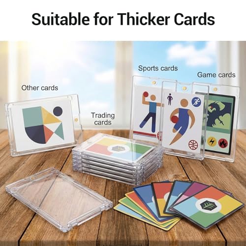 130pt Magnetic Card Holder - 20 Pack Transparent PVC Cases