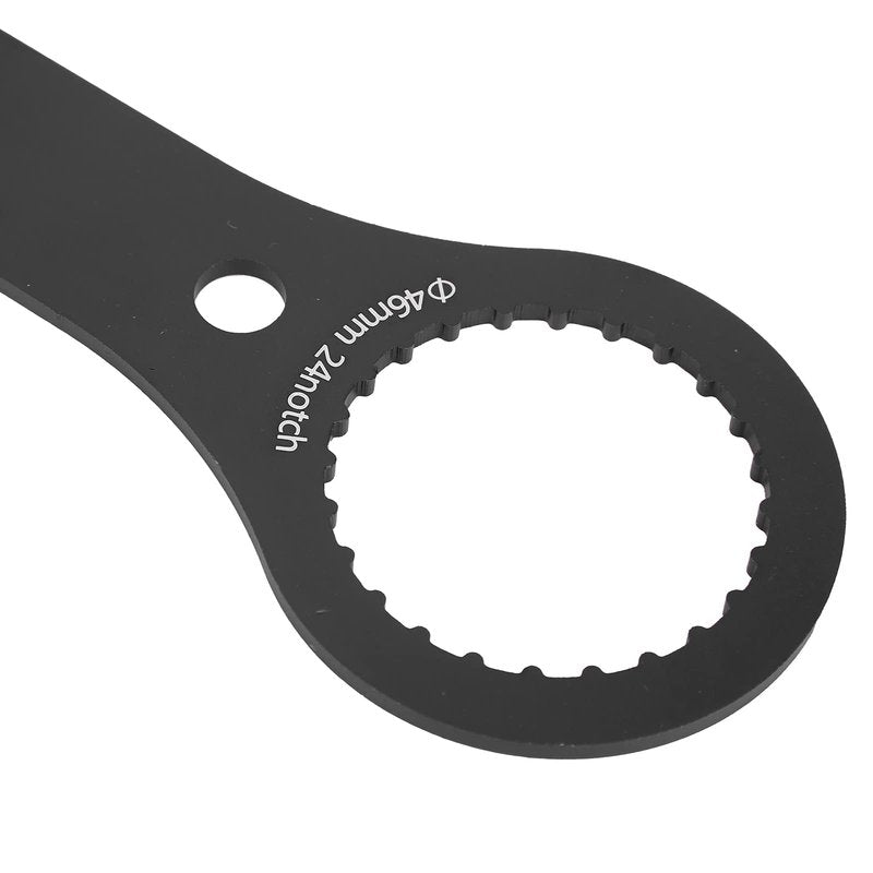 Dilwe Bottom Bracket Wrench, BB Wrench Bottom Bracket Tool 44mm 46mm 16 24 Notch BB Installation Remover Tool(black)