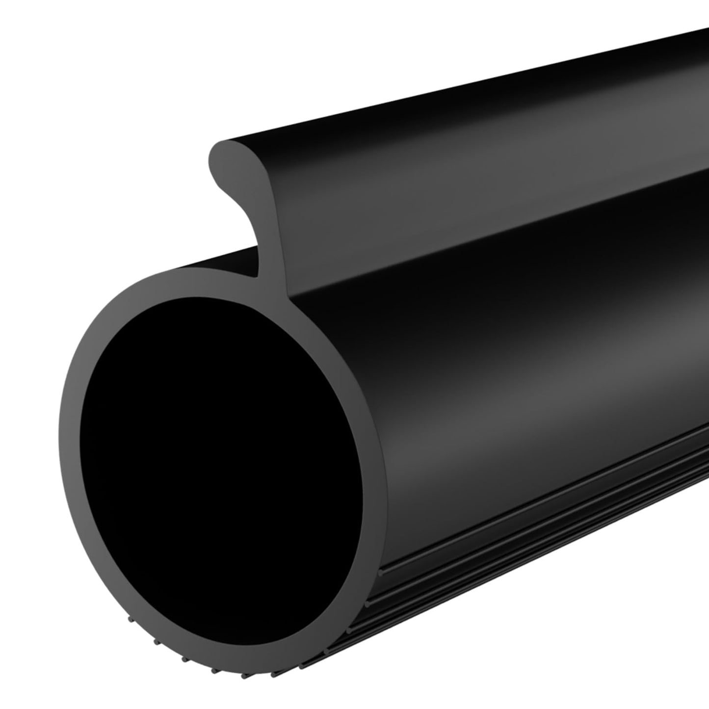 Symyda Garage Door Seal P Bulb – 10.2Ft Flexible Weatherproof TPE Seal for Drafts, Noise Reduction and Saves Energy, Easy DIY Installation, Temperature Resistant, Fits Single Channel Garage Door