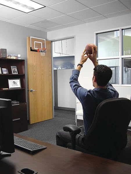 SKLZ Pro Mini Indoor Basketball Hoop - Portable Over The Door Design | Perfect for Home, Dorms & Offices