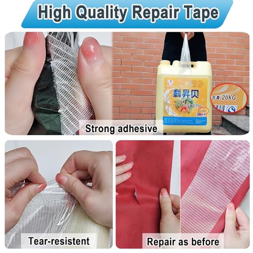 RV Awning Repair Tape for Canvas and Boat Covers,Tear Repair Patch Kit, Tent Repair Tape for Tarp, RV Awning,Sail Tape etc,Heavy Duty and Waterproof,3.15 inch x 39 FT
