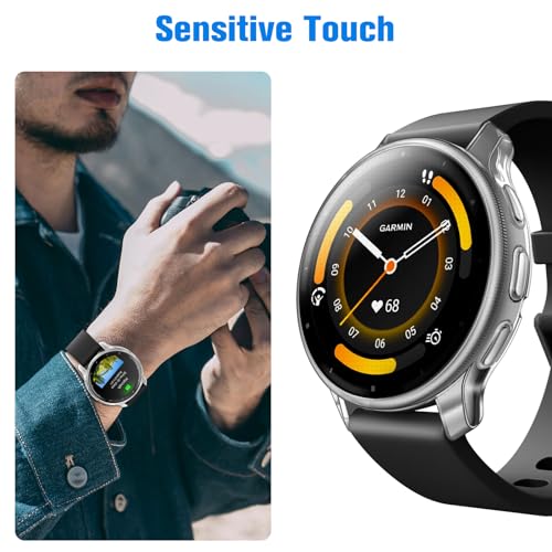 Garmin Venu 3 45mm Screen Protector Case - 3 Pack