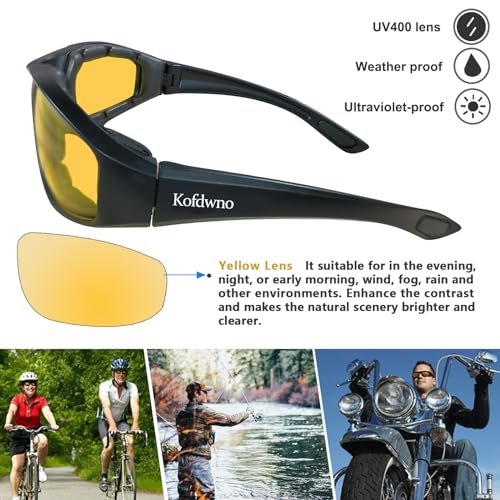 Day and Night Motorcycle Riding Goggles - Motocross Eyewear