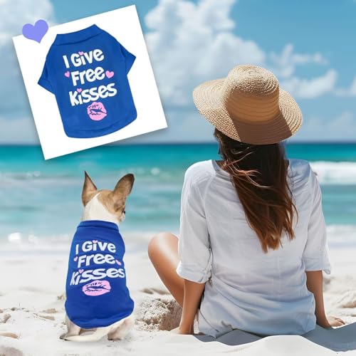 Small Dog Shirts - 3 Pack Soft Cotton Tees for Girls - XS
