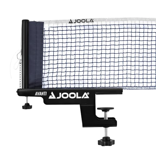 Avanti Table Tennis Net and Post Set - 72 Inch Portable White/Black