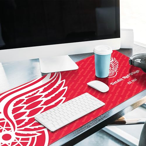 Detroit Red Wings Desk Pad - Large Water Resistant Mouse Pad