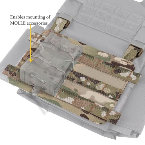 Gadehut Molle Placard Panel for Tactical Chest Rig Plate Carriers