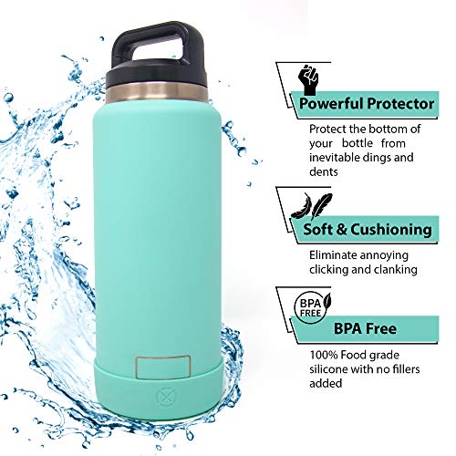 Protective Silicone Boot for YETI & Owala Bottles - Black, 18oz