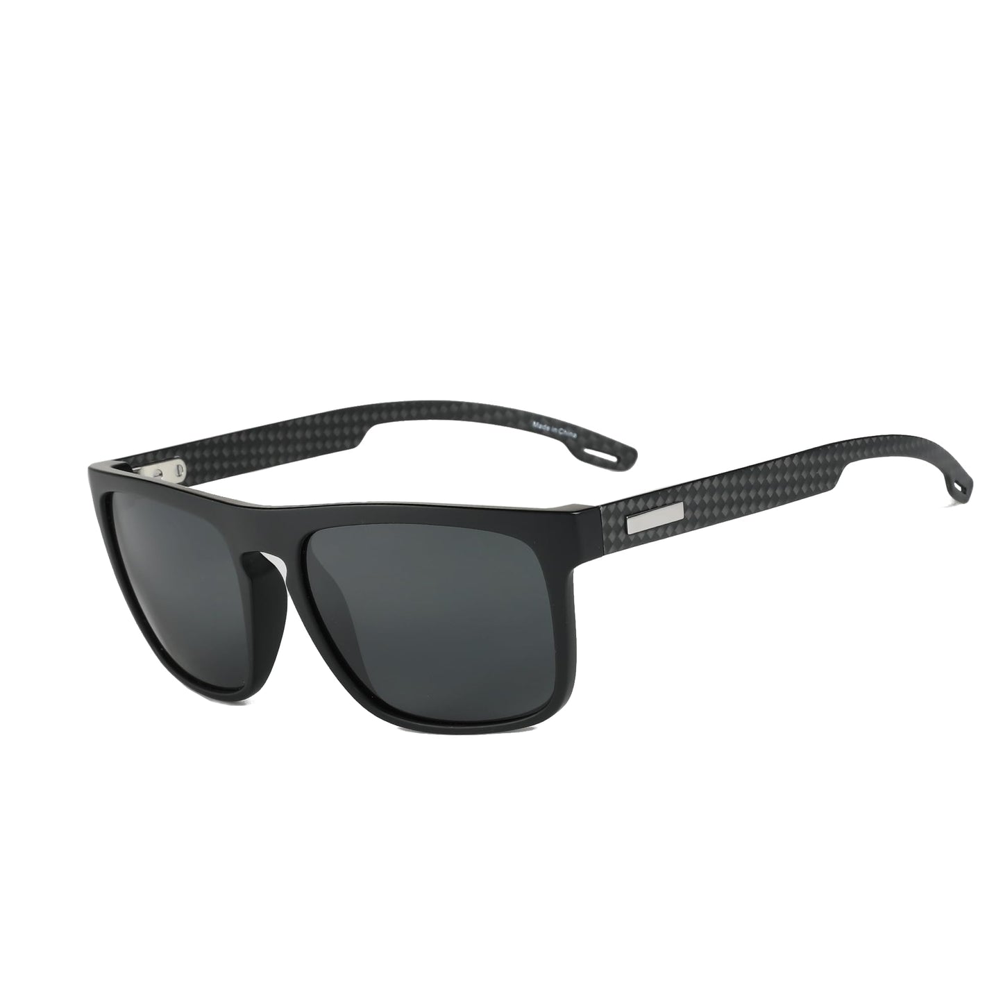 ZENOTTIC Polarized Sunglasses Men Square: Unbreakable TR90 Frame Carbon Fiber Temple UV400 Protection Sun Glasses for Driving