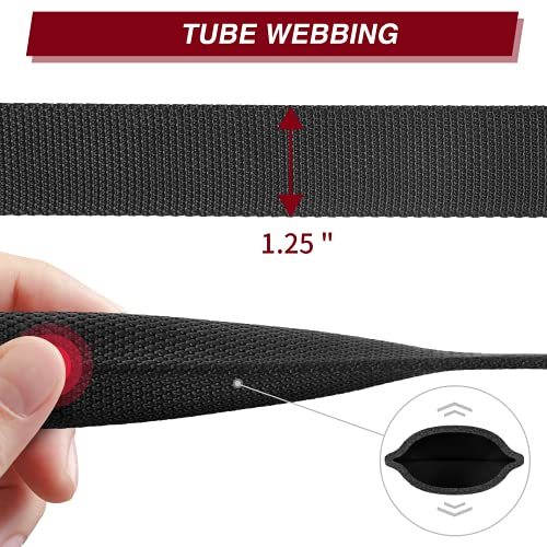 Rifle Sling with Quick Adjust Loop - 1.25" Wide - Black
