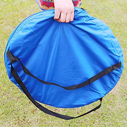 Blue Portable Pop-Up Privacy Tent for Outdoor Shower, Dressing, Camping