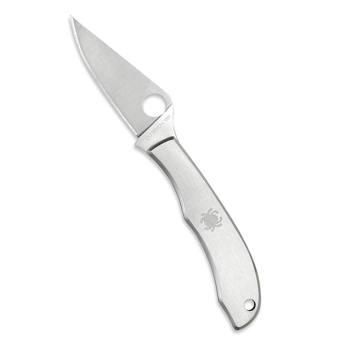Spyderco Honeybee Folding Pocket Knife with 1" 3Cr13 Steel Blade and Stainless Steel Handle - EDC Knife for Men and Women, Perfect for Hunting, Tactical, Camping, Survival, Hiking - PlainEdge - C137P