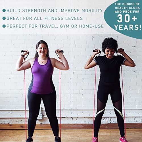 Resistance Bands with Handles - 30lbs Green Exercise Band