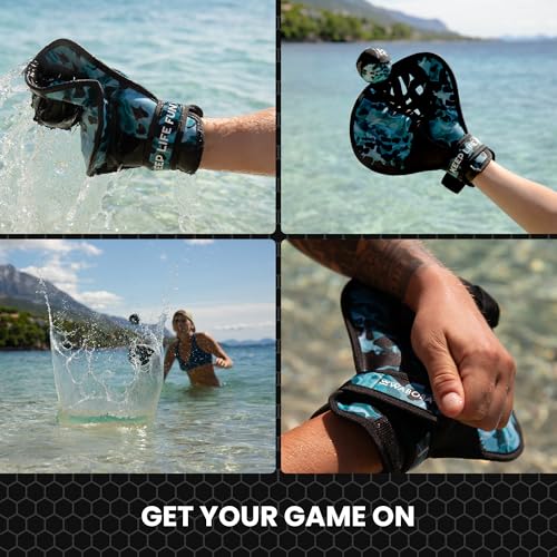 Catch Water Gloves & Pro Bouncing Ball Set - One Size