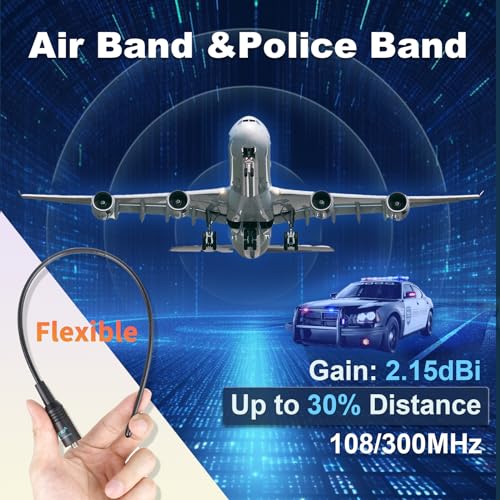 Dual Band Antenna for Ham Radios - 120/300MHz, 2 Pack