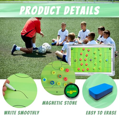 Magnetic Soccer Coaching Board - Portable Tactics Clipboard #1
