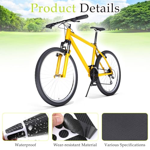 Bicycle Chainstay Protector Decal - 3 Pcs Adhesive Protection Stickers