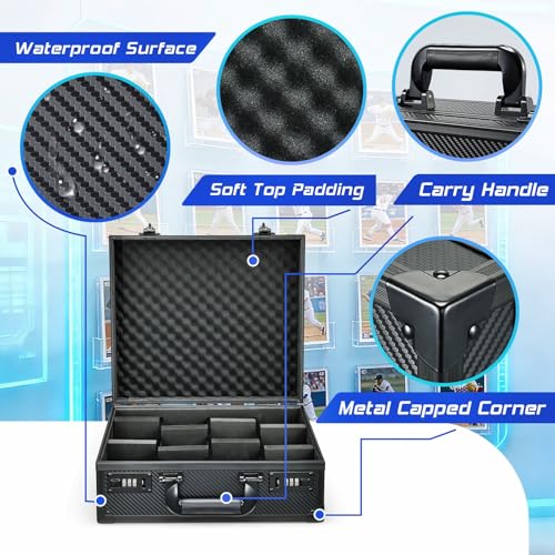 Boldblox 4-Row Card Storage Box for 3x4 35pt Top Loaders – Holds 600+ Cards