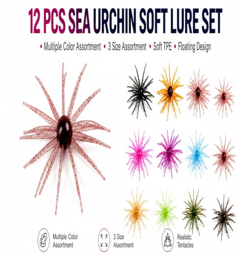 Sea Urchin Soft Plastic Lures for Freshwater & Saltwater Fishing – TPE Baits