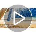 Microfiber Printed Beach Towel - 32x71 Inch, Pacific Bloom