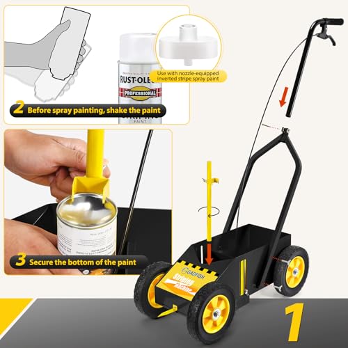 Heavy Duty Line Marking Machine for Accurate Parking Lot Striping