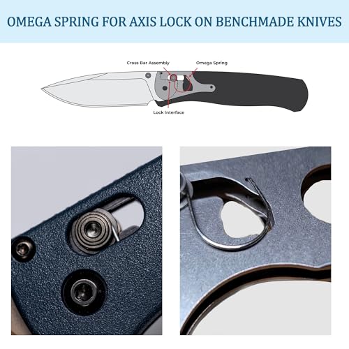 Omega Spring Replacement Kit for Axis Lock Knives - Small, 2-Pack