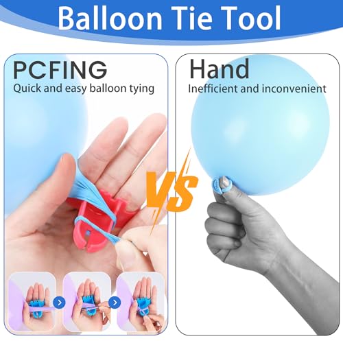 Electric Balloon Pump with Dual Nozzle & Tying Tool - Portable Inflator for Parties