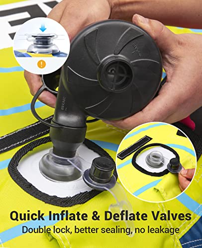 Heavy Duty Towable Tube for Boating - 2-3 Person, Large Capacity