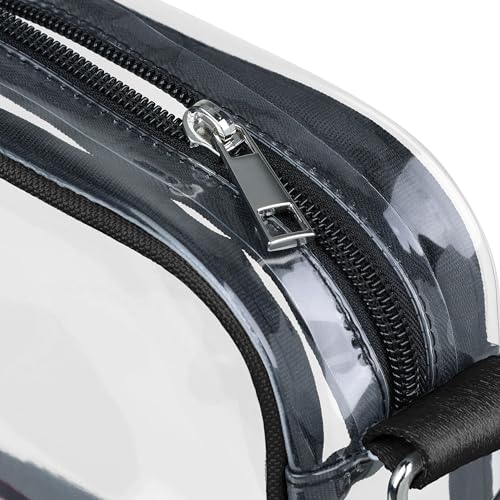 NFL Team Logo Stripe Clear Crossbody Bag for Game Day