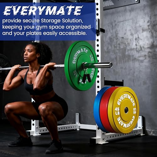 Olympic Weight Plate Holder for 3x3 Rack with 1" Hole - 4 Pack