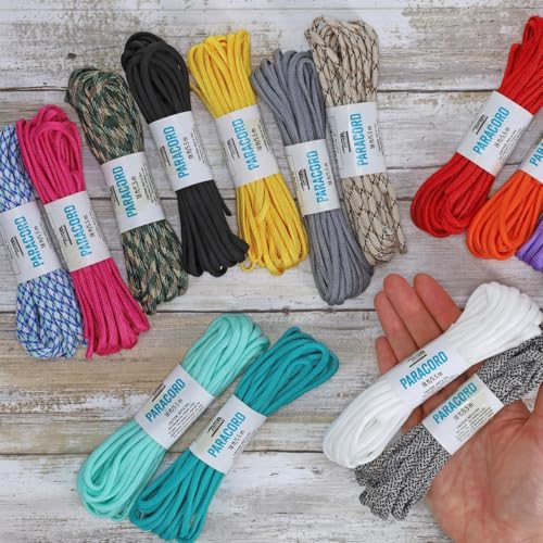 Nylon Paracord Crafting Cord - 18 Feet - White