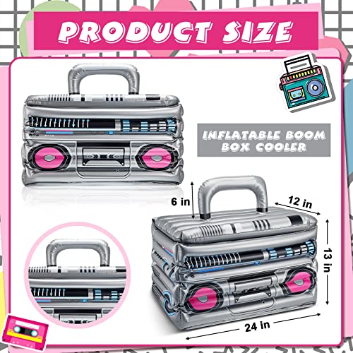 Inflatable Boom Box Beverage Cooler | 80s Retro Party Decor