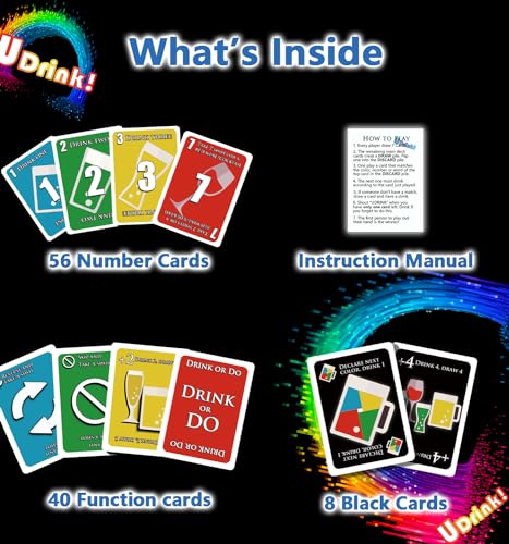 Adult Drinking Game Cards - Fun Party Game for Game Nights