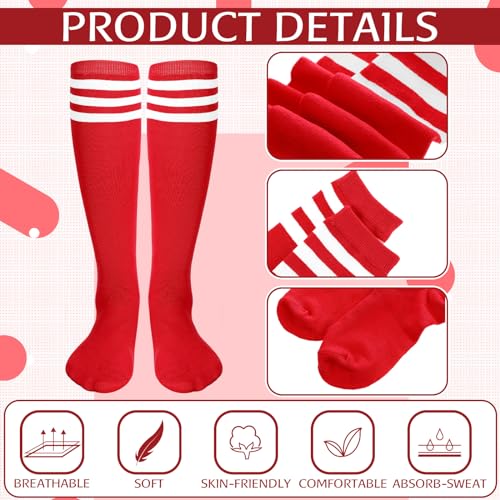 Sport Socks - 2/12/16/24 Pairs, Black & Red Variants