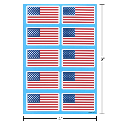 Patriotic Stickers Variety Pack - American Flag & Summer Treats - 20 Sheets - Memorial Day
