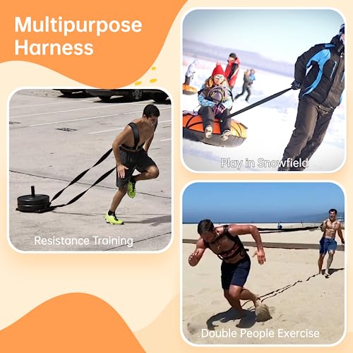 Sled Harness for Resistance Training Exercise Football Workout Equipment