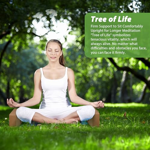 Eco-Friendly Cork Yoga Blocks - 2 Pack Non-Slip Support