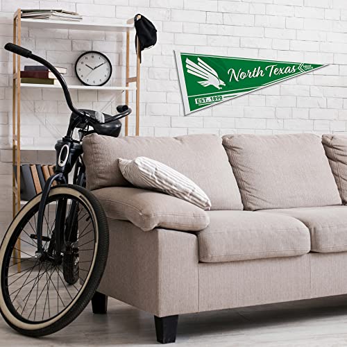 NCAA Classic 12" x 30" Felt Wall Pennant - North Texas Mean Green